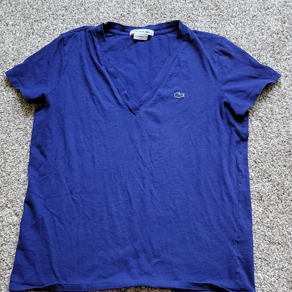 Lacoste women's V-neck shirt